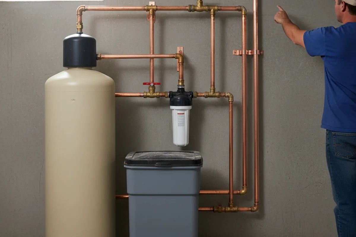 Whole-house water treatment system installed in Dickens